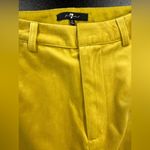 7 For All Mankind Velvet & Satin Wide Leg Trousers Gold Size 2 Photo 2