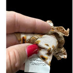 O. Vianca  Mini Skirt Leopard Cheetah Pattern Elastic Waist Tiered Brown Womens M Photo 3