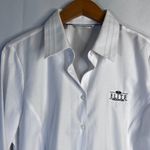 Cutter and Buck White Button Up Dress Shirt Long Sleeve "Elite Producer" Logo LG Photo 2
