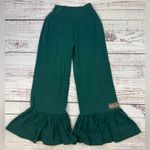 Matilda Jane  Once Upon A Time Green Mossy Vale Big Ruffles Buttons‎ Size XS Photo 2