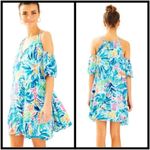Lilly Pulitzer Bellamie Dress Serene Blue Tippy Top Photo 2