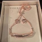 Vince Camuto Rose Gold Pave Crystals Set Bracelet+ Photo 0
