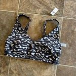 Aerie Offline By Goals Plunge Sports Bra Gray Size Large Photo 5