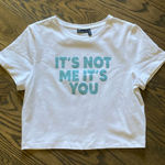 ASOS NWOT It’s Not Me It’s You  Crop Top Photo 0