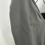 Free People  Gray Stretch V-Neck Strappy Crisscross Back Cami Cropped Top Size XS Photo 6