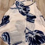Gap White and Blue Floral Pajama Set Photo 2