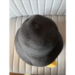 Orvis  Black Paper Straw Packable Bucket Hat Womens Accessory Travel Beach Sun Photo 4