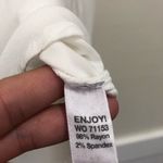 Michael Stars  Balloon Sleeve V Neck Top White Medium Photo 3