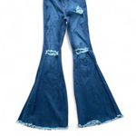 Vibrant M.I.U. Distressed Flare Jeans – Size 3 (25) – Dark Wash High Rise Blue Photo 2