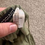 Divided Army Green Cropped High Neckline Top Photo 3