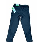 Gaiam ‎ Om Mesh Yoga Capri Compression Workout Bottoms Pants Black Size Small New Photo 6