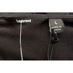 Betabrand Asymmetrical Hem Sweatshirt Travel Dress Black Career Office NWT Photo 3