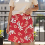 Rafaella Floral Knee Length A-line Women’s Skirt size 6 Photo 0