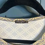 J. McLaughlin  Yellow and Gray Geometric Long Sleeve Top Photo 2