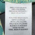 Halogen  x Atlantic Pacific Short Sleeve‎ Smocked Shirt Dress Green Floral Size M Photo 5