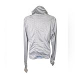 Bench  Asymmetrical Zip Jacket Logo Stretch Fitted High Collar Silver M Photo 1