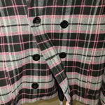 PINK - Victoria's Secret VS PINK Y2K Style Winter ‘09 Plaid Peacoat Size Medium Photo 8