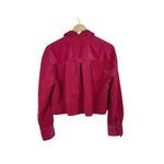 BDG NWT Urban Outfitters Rodney Corduroy Raw Hem Button Down Pink Size S Photo 13