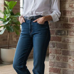 Gap 1969 Classic Dark Blue Women's Straight Leg Jeans Photo 0
