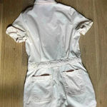 Levi's  Women's Soft Surplus Denim Romper Shorts Blush Pink Size Large Y2K Preppy Photo 4