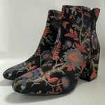 Target Women's Colorful Embroidered Floral Ankle Zip Bootie Boots Size 10 Photo 6