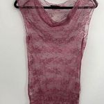 Limited Too  vintage Y2K pink boho off the shoulder pink lacy blouse size medium Photo 0