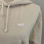 Levi's  Y2K Hoodie size XS Ivory Sweatshirt Pullover 90s Athleisure Sporty‎ Logo Photo 1