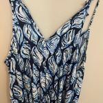 Lilly Pulitzer ‎ Dusk Jumpsuit Shell High Tide L Photo 4