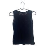 Croft & Barrow SZ S black lace tank top Photo 1