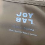 JoyLab  Women's Tan and Black Cropped Long Sleeve Shirt - Size Medium - NWT Photo 1