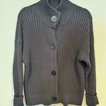 Per Se  by Carlisle Chunky Knit Large Button Cardigan Size L Photo 1