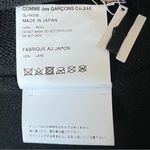 Comme des Garçons NEW Women's Graphic High-Low Wool Sweater size L Black Photo 6