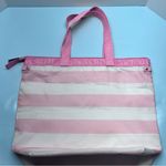 Victoria's Secret Pink and White Tote Cooler Bag Photo 0