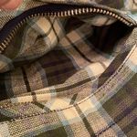 Reversible Oversized Green Navy Blue Plaid Tartan Hooded Bomber Jacket Size M Size M Photo 6