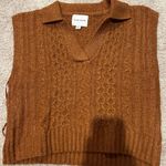 Sweater Vest Orange Size L Photo 0