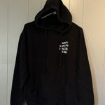 Antisocial Club Black Hoodie Size Medium Photo 0