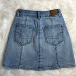 American Eagle High Rise Denim Skirt Button Fly Photo 2