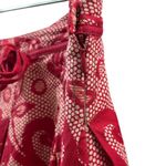 Yoana Baraschi Anthropologie Women's Floral A-Line Skirt Red Knee-Length Size 8 Photo 9