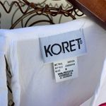 Vintage 80s Dolman Sleeve Windbreaker Blouse blue pink V Floral MEDIUM White Photo 1