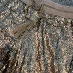 VICI Gold Sequin Joggers Photo 2