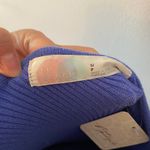 Free People NWT Blue Waverly Ribbed One Shoulder Sweater Romper Women's Small Photo 2