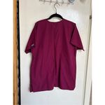 Cherokee Workwear Wine Scrub Top Woman’s Size XS Photo 6