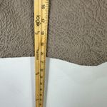 Loft  Pencil Skirt Womens 6 Taupe Jacquard Textured Quiet Luxury Old Money Career Photo 4