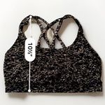 Lululemon White Black Geometric Sports Bra Wireless Women's Size XS Photo 4