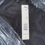 T Tahari Blouse Womens Size S Black Mock Neck Keyhole Large Bell Sleeve Chic Photo 8