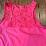 Aeropostale Crop Top Map to Mars Pink Lace Photo 4