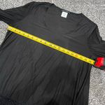 Slinky Brand  Opaque Pullover Scalloped Lace Scoop Neck Long Sleeve Top Petite L Photo 6