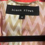 Black Rivet  Vibrant Trench Coat Photo 1