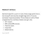 Madewell Cargo Pants Low-Slung baggy Green 29 Photo 4