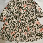 Anthropologie  Green and Pink Long Sleeve Dress Photo 1